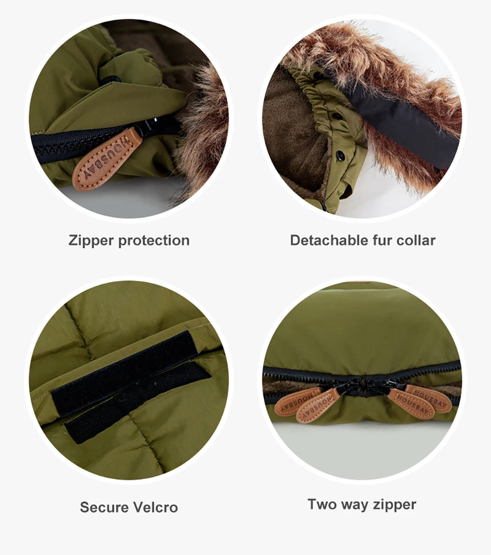 Chancelière hiver universelle pour poussette – chaleur, confort et protection