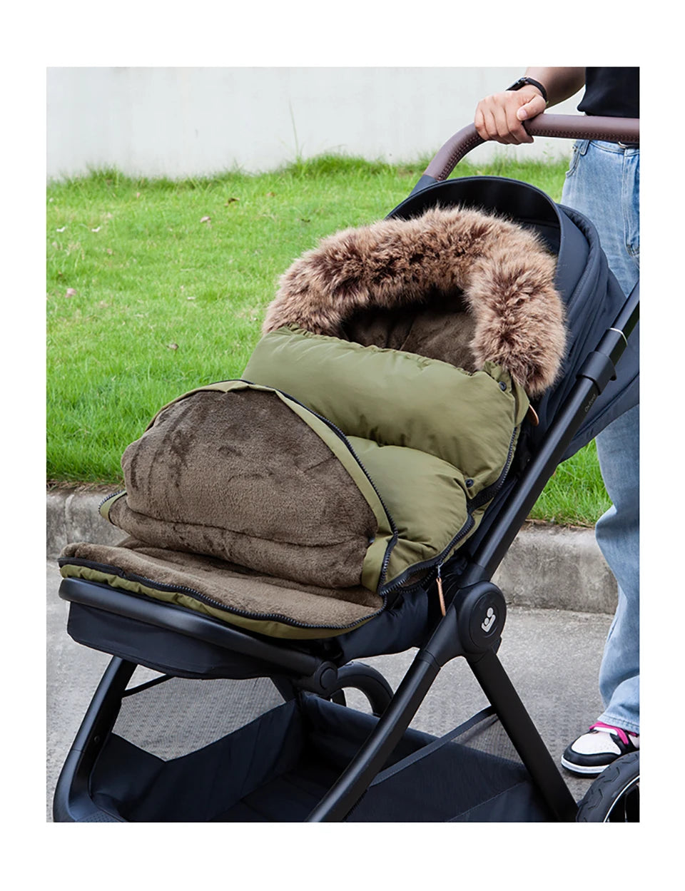 Chancelière hiver universelle pour poussette – chaleur, confort et protection