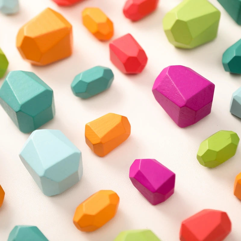 Jouet Montessori en bois – Pierres d’équilibre