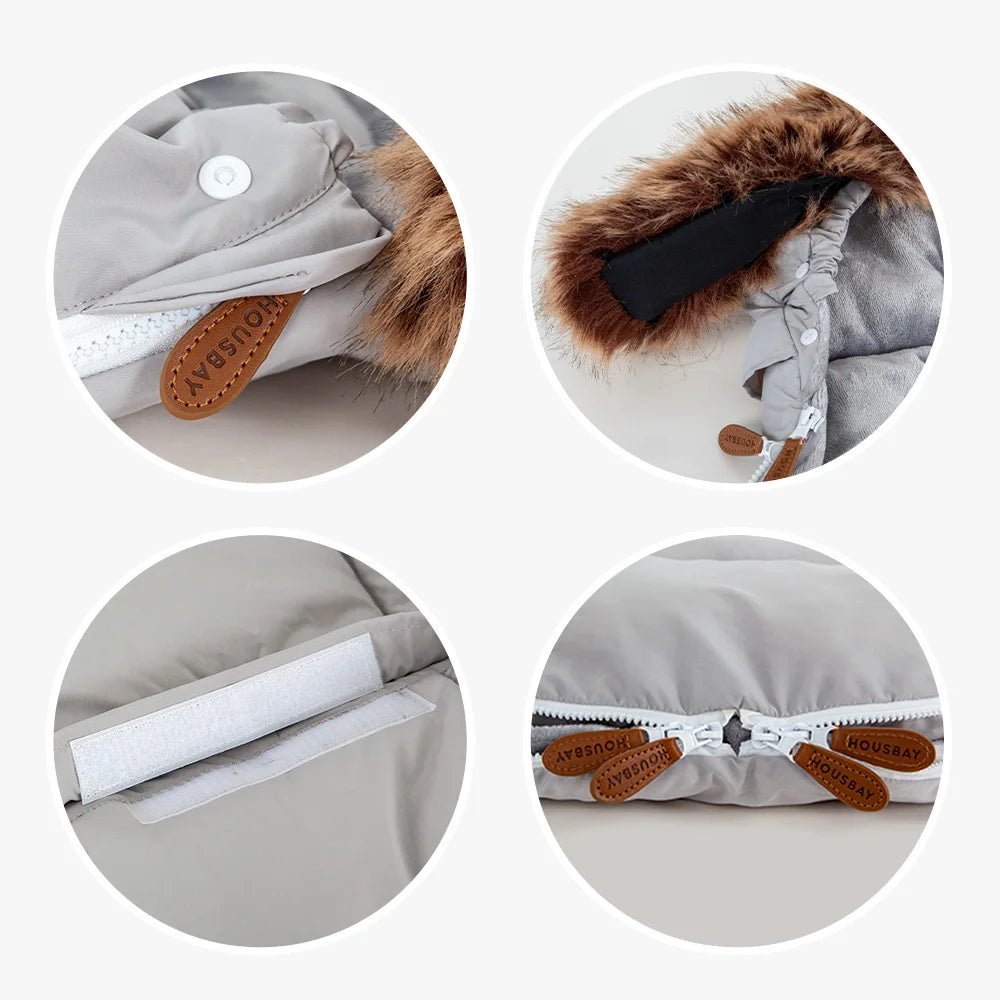 Chancelière hiver universelle pour poussette – chaleur, confort et protection