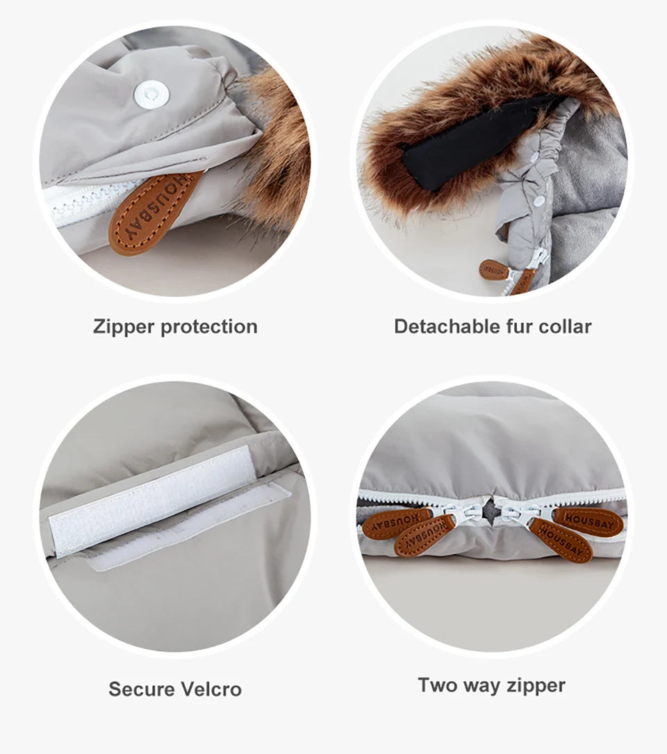 Chancelière hiver universelle pour poussette – chaleur, confort et protection